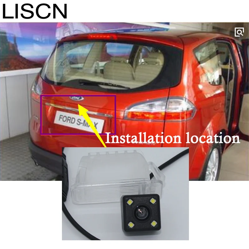 Камера заднего вида для Ford S Max SMax 2006 ~ 2015 2007 2009 2010 2013 CCD камера ночного