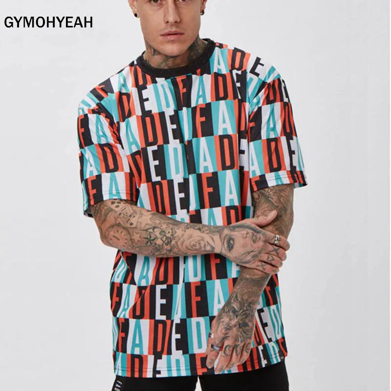 

Quick dry compression Vertical Stripe Oversized Men's Tshirts Short Sleeve Summer New Korean Style Loose T-shirt Men Male Tee