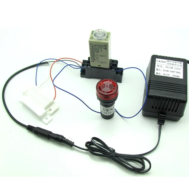 Door alarm Door sensor delay alarm adjustable delay timein Sensor