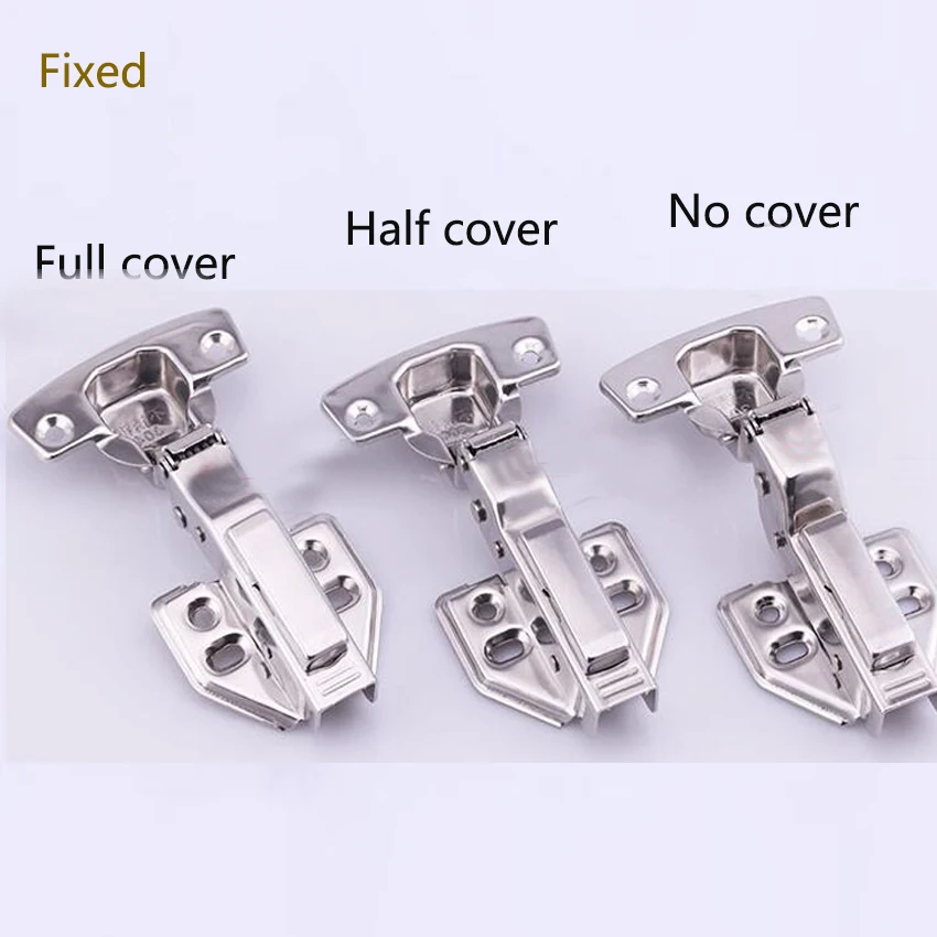 

1pcs 201 stainless steel furniture hinge, soft close, Brass buffer, hydraulic hinge full overlay