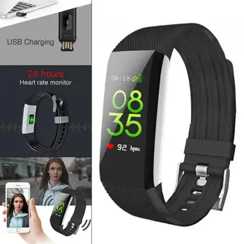 

B7Pro Smart Bracelet 80mAh Waterproof Bluetooth Colorful Screen Wristband with Heart Rate Monitoring and Step Counting