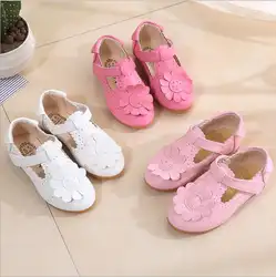 2019 новые туфли принцессы Весна и осень цветочные модные дышащие для девочек тонкие туфли для мальчиков и девочек мягкие туфли для танцев
