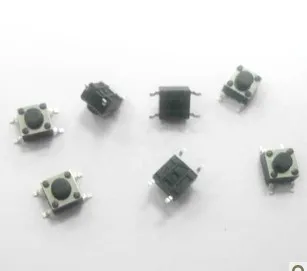 Free shipping 1000 PCS Tactile Push Button Switch Momentary Tact 6x6x6mm smd 4-pin DIP Through-Hole+Hot Top selling wholesale |