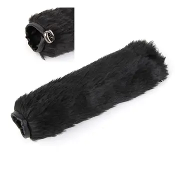 

24CM*5CM Black Microphone Windshield Fur Wind Muff For Camera Recorder Rode Shotgun Video Mic