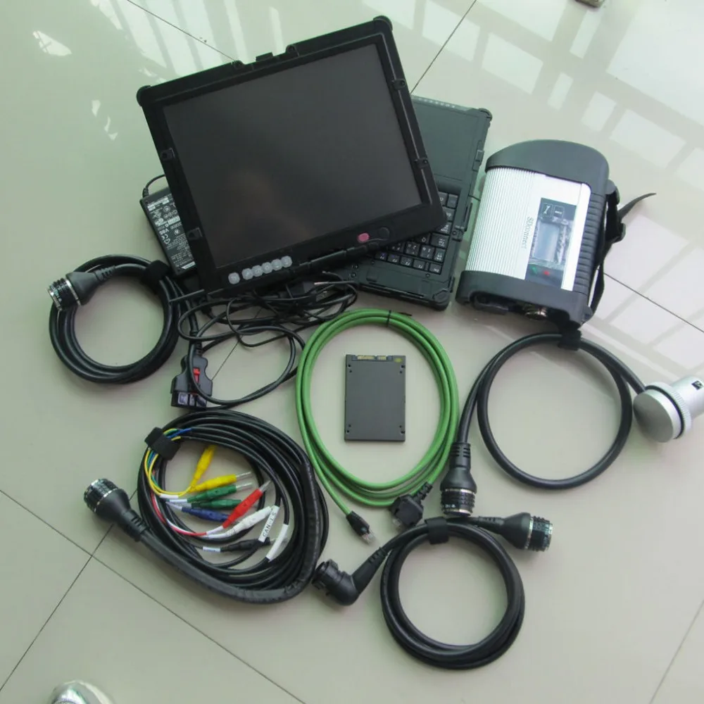 

newest mb star diagnosis c4 sd connect c4 system with 2017.07v ssd super 240gb installed in nec touch laptop 3in1 full set