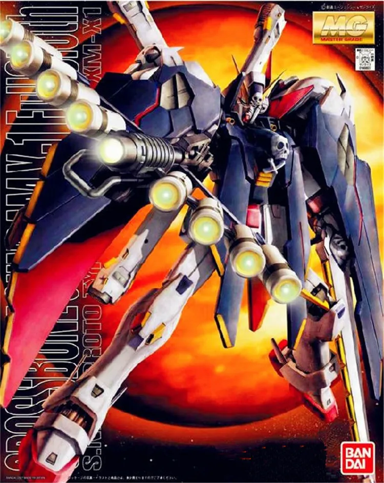Bandai Gundam MG 1/100 перекрещенных костей X-1 полный костюм мобильного воина собрать