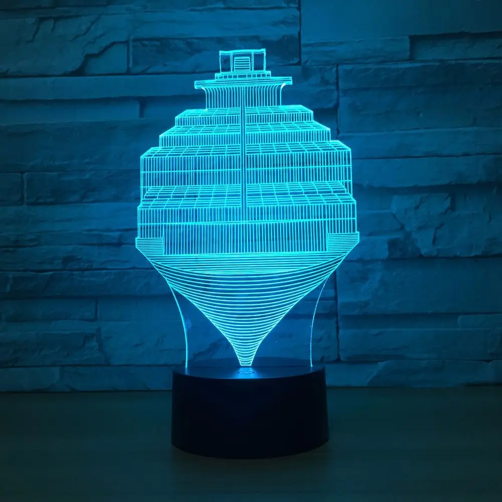 

New Gyro 3d Small Night Light Remote Control Colorful Touch 3d Led Kids Lamp Decorative Small Led Light Fixtures