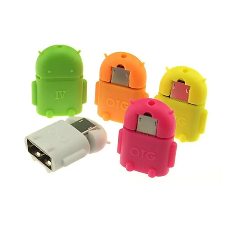 Робот Micro USB к usb2.0 OTG адаптер конвертер подключения к USB/мышь/клавиатура для телефона Android планшеты Прямая доставка