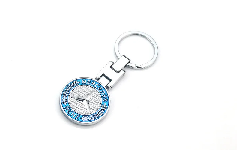 

Mercedes Benz Automobile Key Holder Pendant Metal Auto Accessorie Logos Key Buckle H Buckle 4S Shop Activity Gift Car Keychain