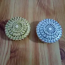 50 шт./лот Роскошные золотого, серебряного цвета сундук коробка конфет свадебный вечерние Приём конфеты Вышивка Крестом Пакет вечерние поставки