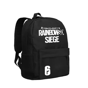 

High-Q Unisex Tom Clancy's Rainbow Six Siege Backpack Preppy School students Rainbow Six backpack Casual cosplay travel bags