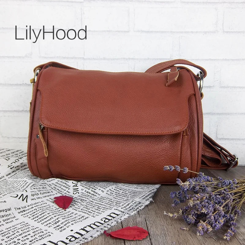 

Original Leather Stachel Bag Women Fashion Genuine Leather Messenger Bag 2019 Lady Daily Simple Design Business Crossbody Bag