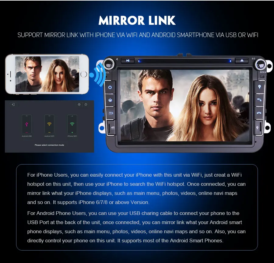 Clearance Erisin ES7815V 7" Android 8.0 Octa core 4G RAM Car DVD GPS Radio DVR DAB+ DVD For  VW passat 16