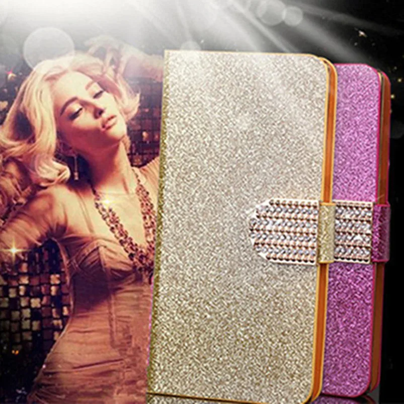 

Original Glitter Phone Case Cover Fundas for Samsung Galaxy S9 S8 S7 S6 Edge S5 S4 S3 S2 Mini Flip Cases Note 9 8 5 4 3 2 E5 E7