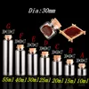 Mini Bottles with Cork Stopper 10ml 15ml 20ml 25ml 30ml 40ml 50ml 60ml Glass Jars Idea for Wedding Small Empty Bottle Gift 6pcs 2