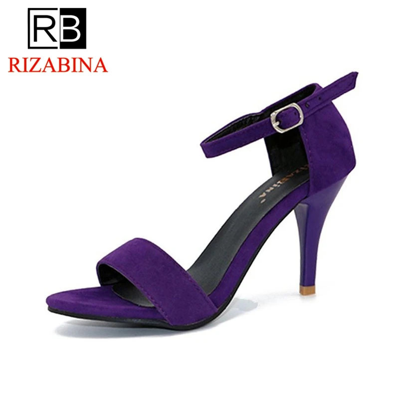 online RizaBina frete grátis sandálias de salto alto plataforma mulheres sexy calçados de moda sapatos P13540 30 43 EUR tamanho