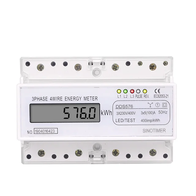 Compteur électrique Numérique Jooheli Compteur électrique Triphasé LCD,Compteur  électrique Numérique Triphasé, 4 fils, Compteur 105 - Cdiscount Bricolage