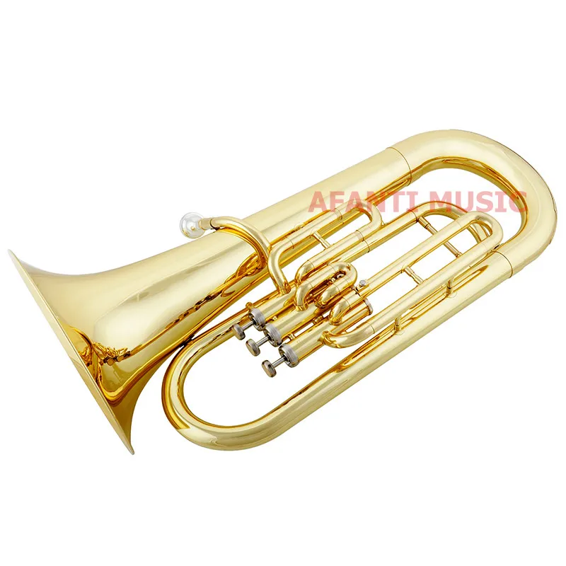 Afanti Music Bb tone / Yellow Brass / Gold Lacquer Baritone(BAR-106)