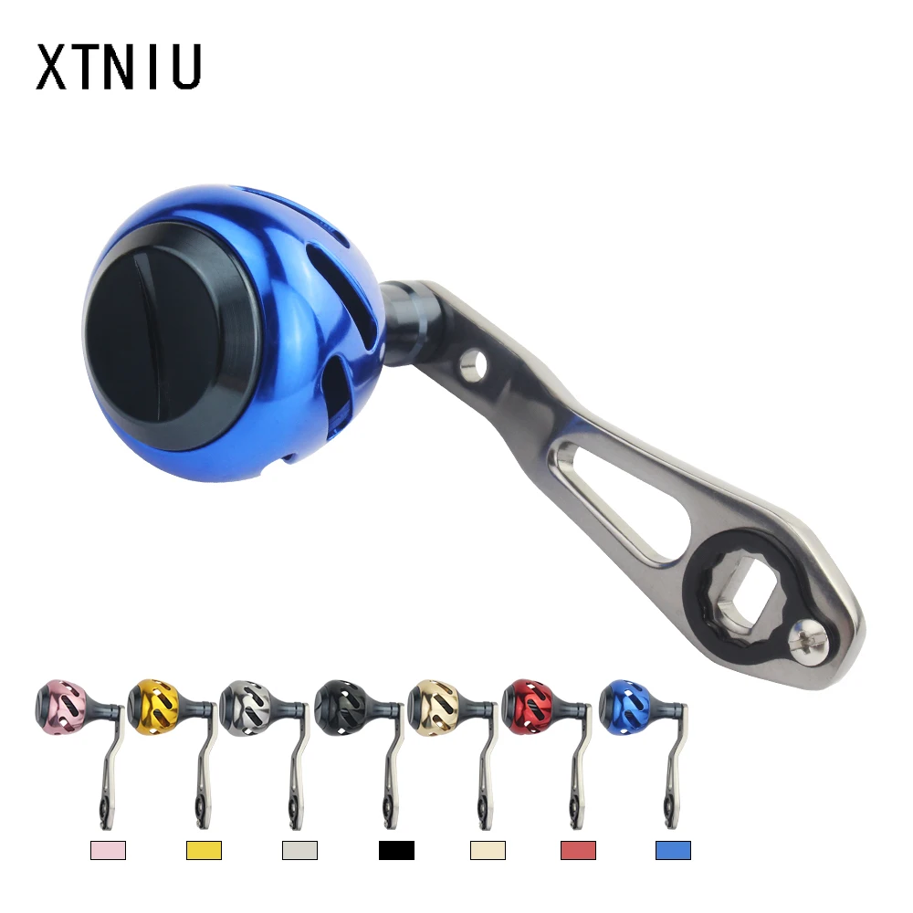 

XTNIU 8*5mm Hole Aluminum Alloy Fishing Reel Handle Knob Diamater 35mm For Baitcasting Fishing Tackle Tools