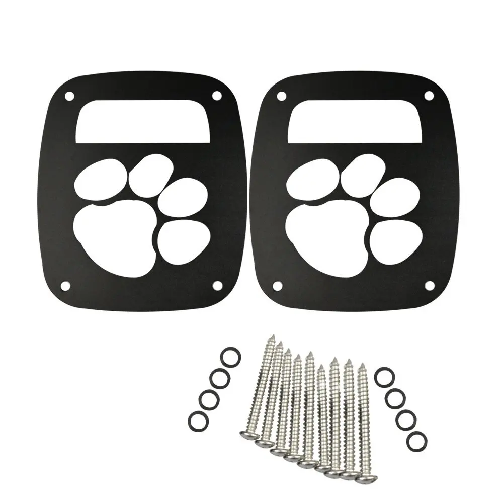 Rear Taillight Tail lamp Protector Guards Covers Light Guard grill Cover (1 pair) for jeep tj 97-06 lantsun | Автомобили и
