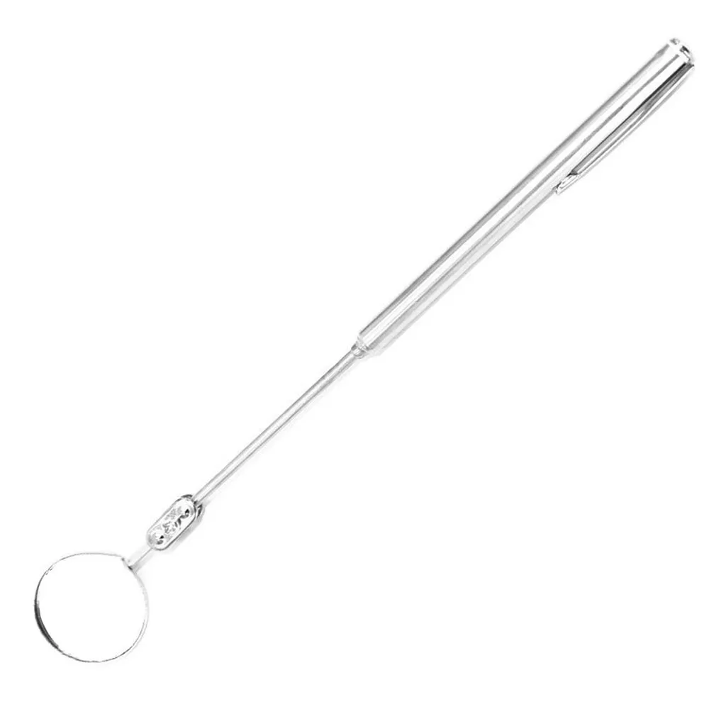 

Universal Round Mirror Extending Car Angle View Pen Automotive Telescopic Detection Lens Inspection Hand Tool CB