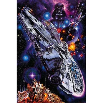 

Diamond Painting Cross Stitch Crystal Embroidery Star Wars 3D Diamond Mosaic Pattern Beaded Diamond Painting Technology Mosaic