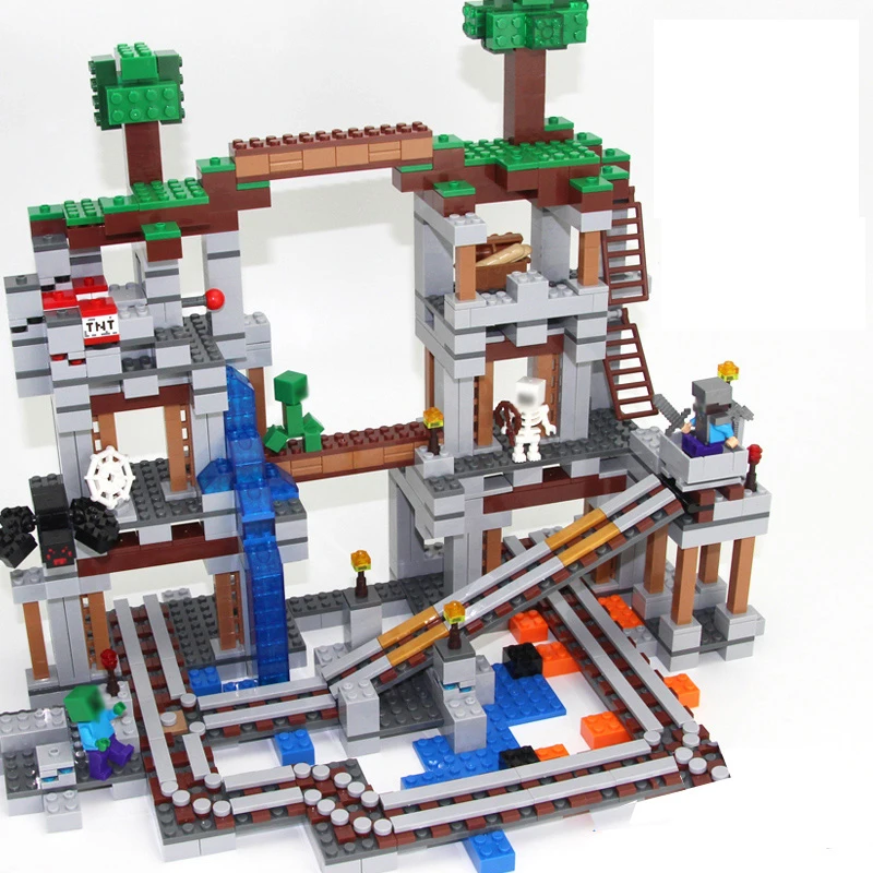 Compatible Legoe MY WORLD Minecrafted
