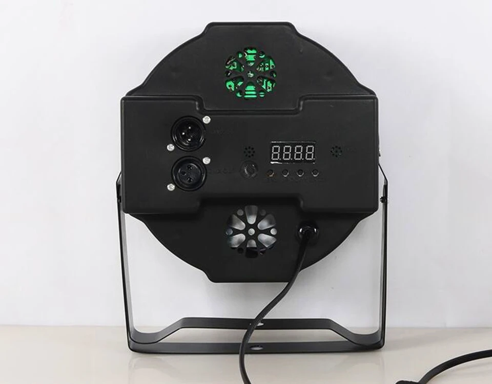 2 шт. светодиодный плоский Par 3in1 rgb 18 s 4 Вт RGB Цвет смешивания DJ мыть свет этап Uplighting