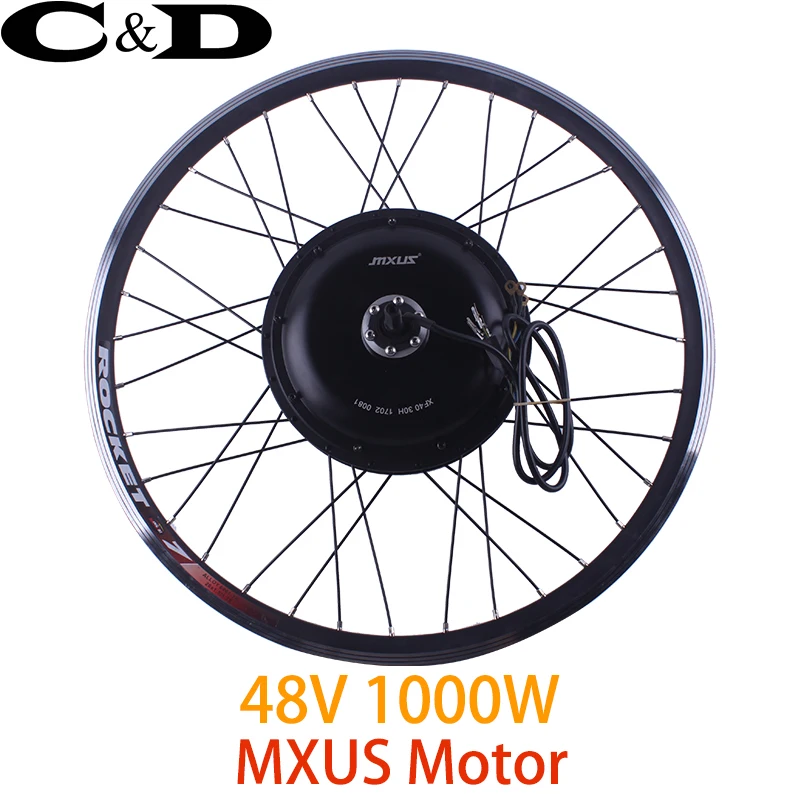 

48V 1000W Motorized Wheel Direct Drive Hub Motor wheel MXUS Brand 20" 24" 26" 27.5" 700C Optional XF39 30H XF40 30H freehub