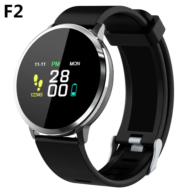 

F2 smart bracelet fitness tracker OLED display health monitoring heart rate sleep monitoring IP68 waterproof sports smart band