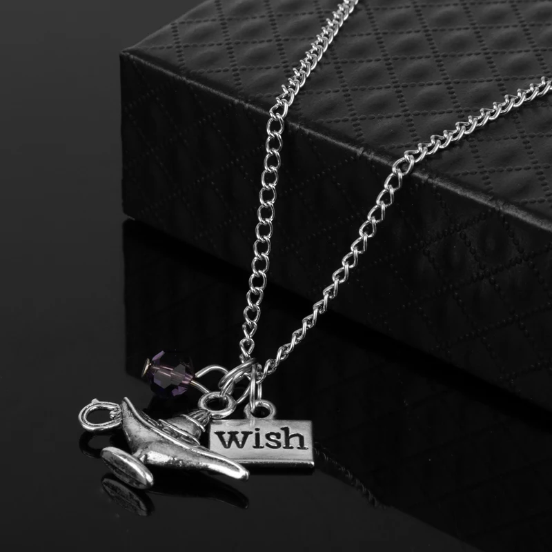 MQCHUN Aladdin Magic Lamp Pendant Aladdin Princess Jasmine A Whole New World Wish Logo Crystal Women DIY Jewelry -30 MQCHUN Aladdin Magic Lamp Pendant Aladdin Princess Jasmine A Whole New World Wish Logo Crystal Women DIY Jewelry -30