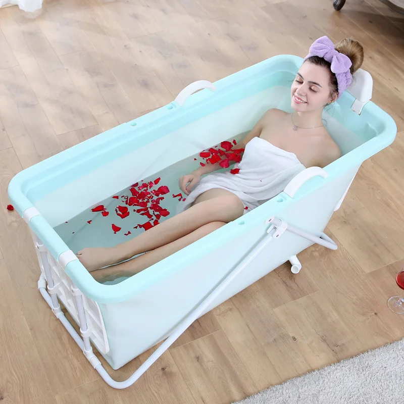 Folding Bath Tub Infaltable Sauna Tubs for Adults Foldable Baby Pools