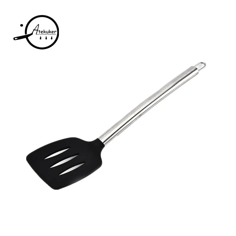 Atekuker 12Pcs Kitchen Utensils Cooking Ladle Spoon Slotted Turner Egg Beater Food Clip Spaghetti Tool Bottle Opener Kitchenware