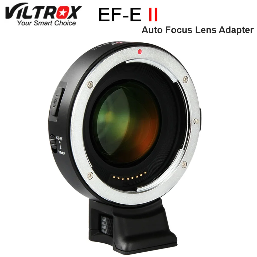 Viltrox EF-E II CD PD Автофокус редуктор Скорость усилитель объектива адаптер для Canon EOS EF объектив для камеры sony A9 A7 A7RII A7SII A6500