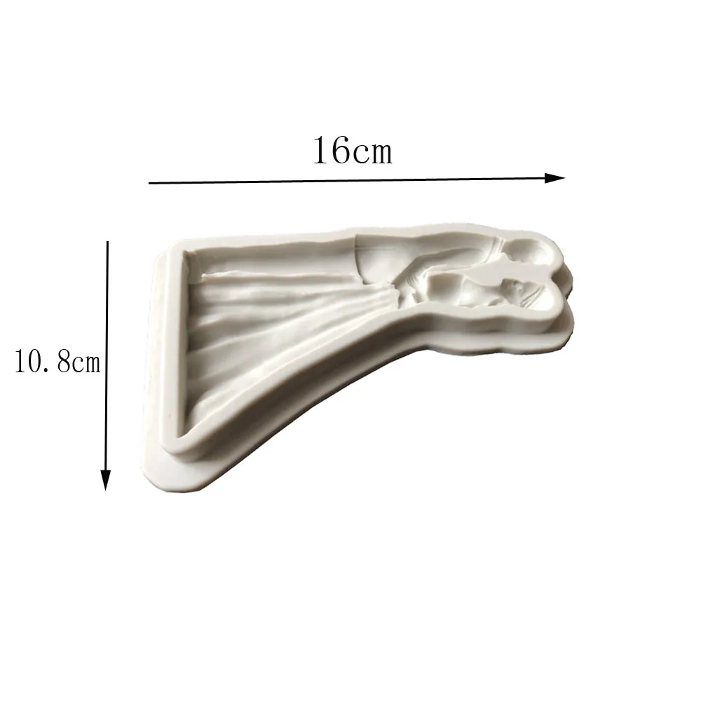 Невеста жених форма силиконовая форма помадка торта инструмент для шоколадной помадки K062