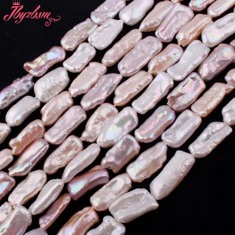 

7x13-9x15mm Reborn Biwa Freshwater Pearl Irregular Natural Stone Beads For DIY Necklace Bracelet Jewelry Making 15"Free Shipping