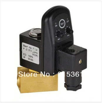 

Free Shipping 1/4'' Electric Drain Valve with Timer EDV-08 24-240V Volt