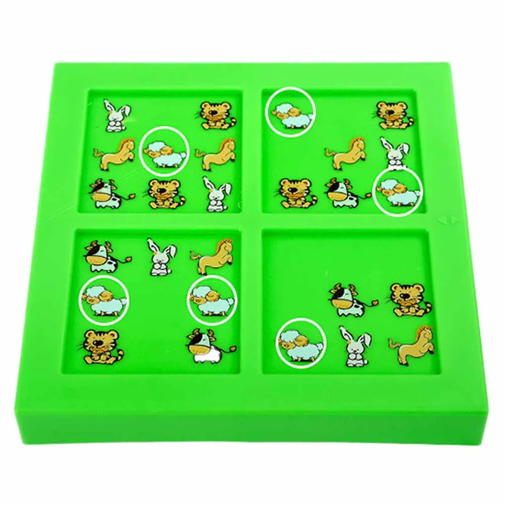 

Quality New Kids Children Animal Maze Puzzle IQ Mind Logic Brain Teaser Puzzles Game Toys