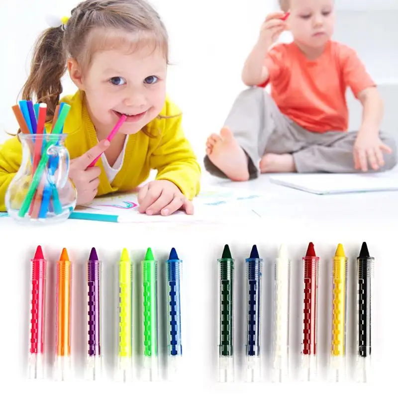 

Baby Kids 6 Color Face Body Painting Crayon Kit Set Sticks Party Wedding Kids Child Drawing Toys Gift