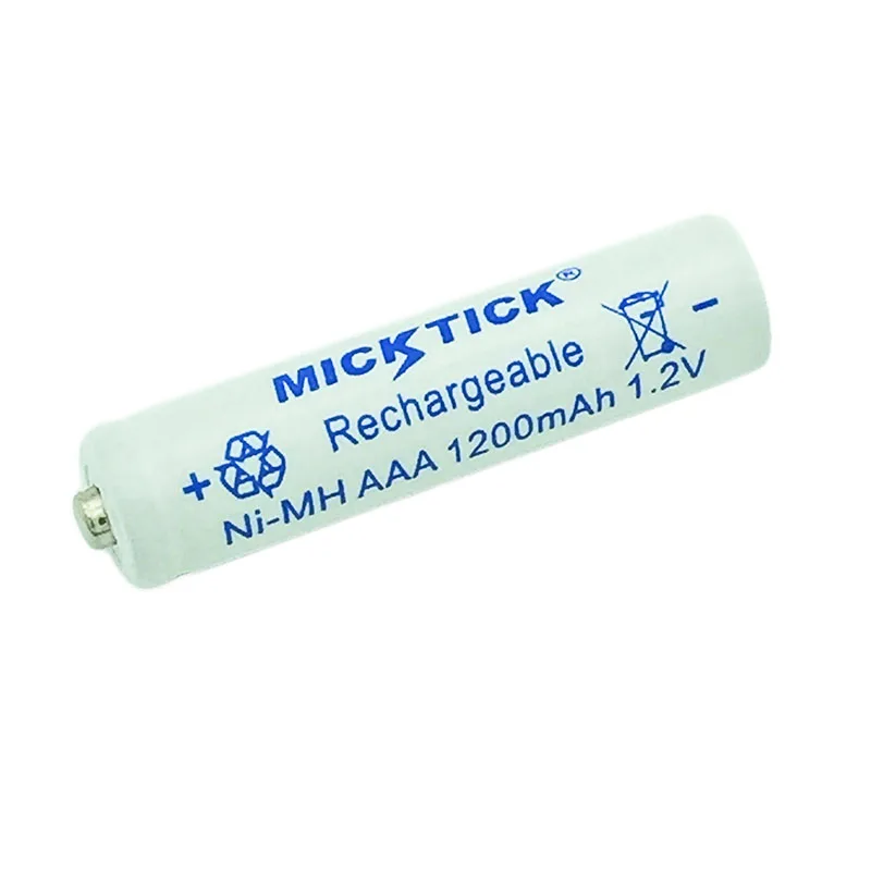 

2Pcs 2X 1.2V AAA aaa 3A 7# NI-MH Battery MICKTICK 1200mAh Rechargeable batteries batteria Digital Batteries camera toys clock
