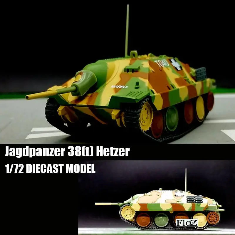 

WWII GERMANY Jagdpanzer 38(t) Hetzer 1/72 diecast Model Tank