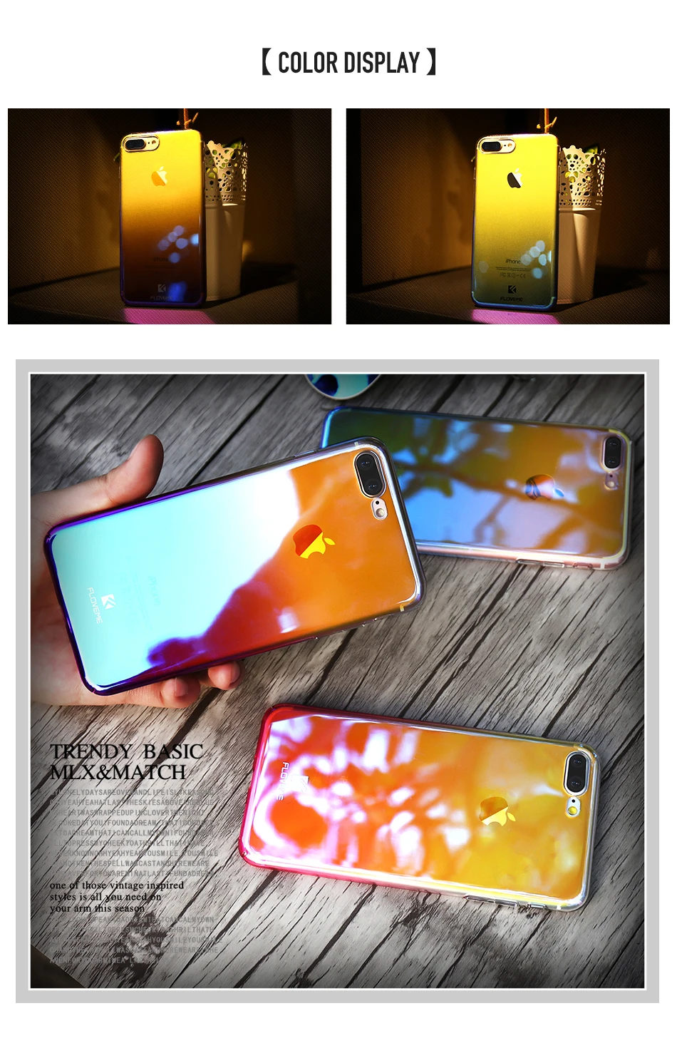 Luxury For iPhone 5S 5 iPhone SE Cases Blue Light Transparent Hard Plastic Case For iPhone 7 6 6S Plus (10)