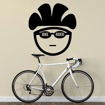 

2018 New Kids Room Quote Bike Rider Wall Decal Bicycle Vinyl Sticker Sport Gym Home Art Decor Wallpapers For Children Bedroom