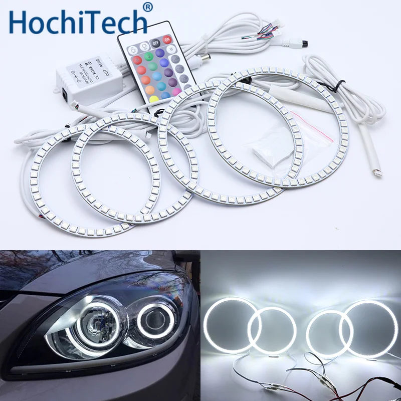 Для Hyundai i30 2008 2009 2010 2011 Многоцветный комплект светодиодов глаза ангела RGB гало