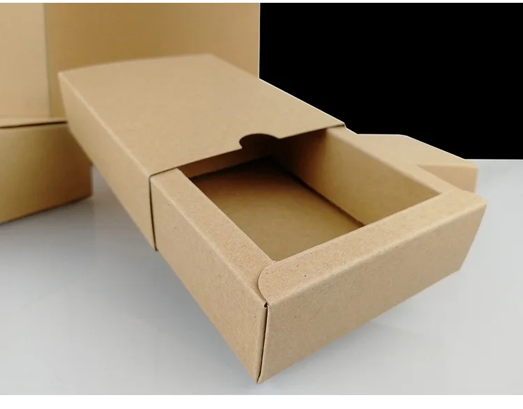 60 шт крафт-бумага подарочная коробка изысканный картонный ящик типа