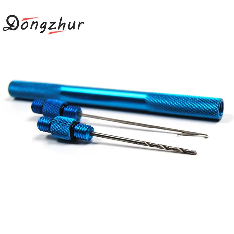 

Dongzhur Multiple Color Aluminum Boilie Needle With Drill Carp Fishing Baiting Tool Hair Rig Fishing Tackle Accessory Tool