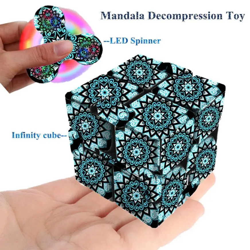 

Luxury EDC Infinity Cube Mini For Stress Relief Fidget Anti Anxiety Stress Funny