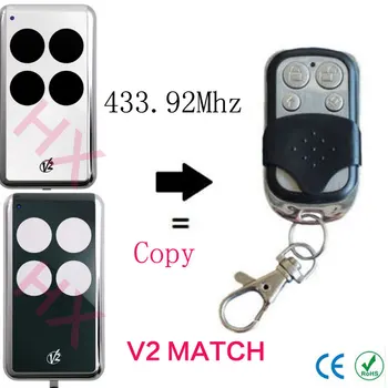 

V2 MATCH remote control 433.92mhz V2 MATCH door remote control with battery