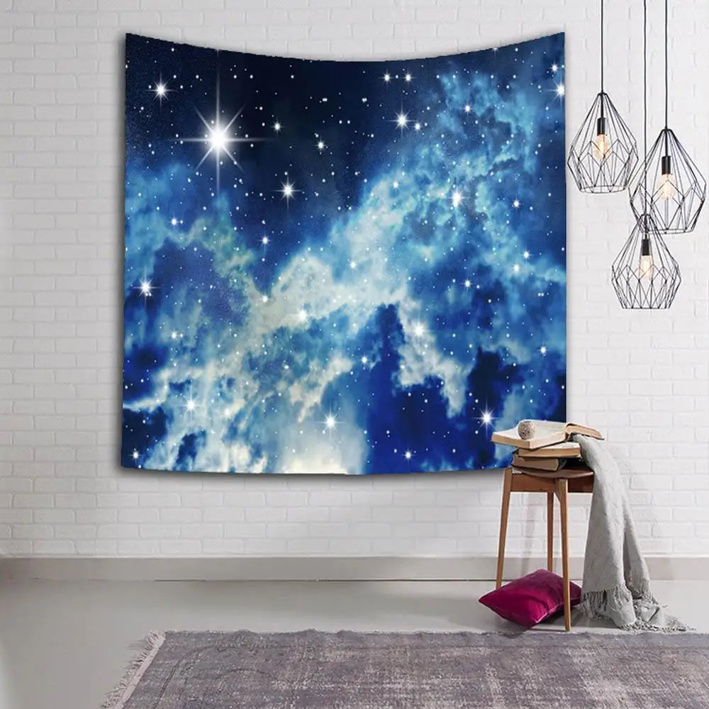 Великолепное Аврора небо звезды МАНДАЛА ГОБЕЛЕН пляжное полотенце скатерть одеяло в стиле хиппи Большого Взрыва Туманность декорации йога коврик - Цвет: Nebula 21