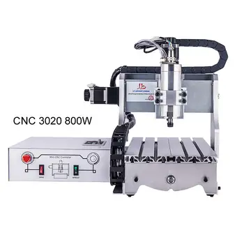 

CNC machining part 3020 ball screw 800w spindle metal aluminum engraving milling router